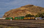 UP 8066 least eastbound stacks through Rawlins, WY